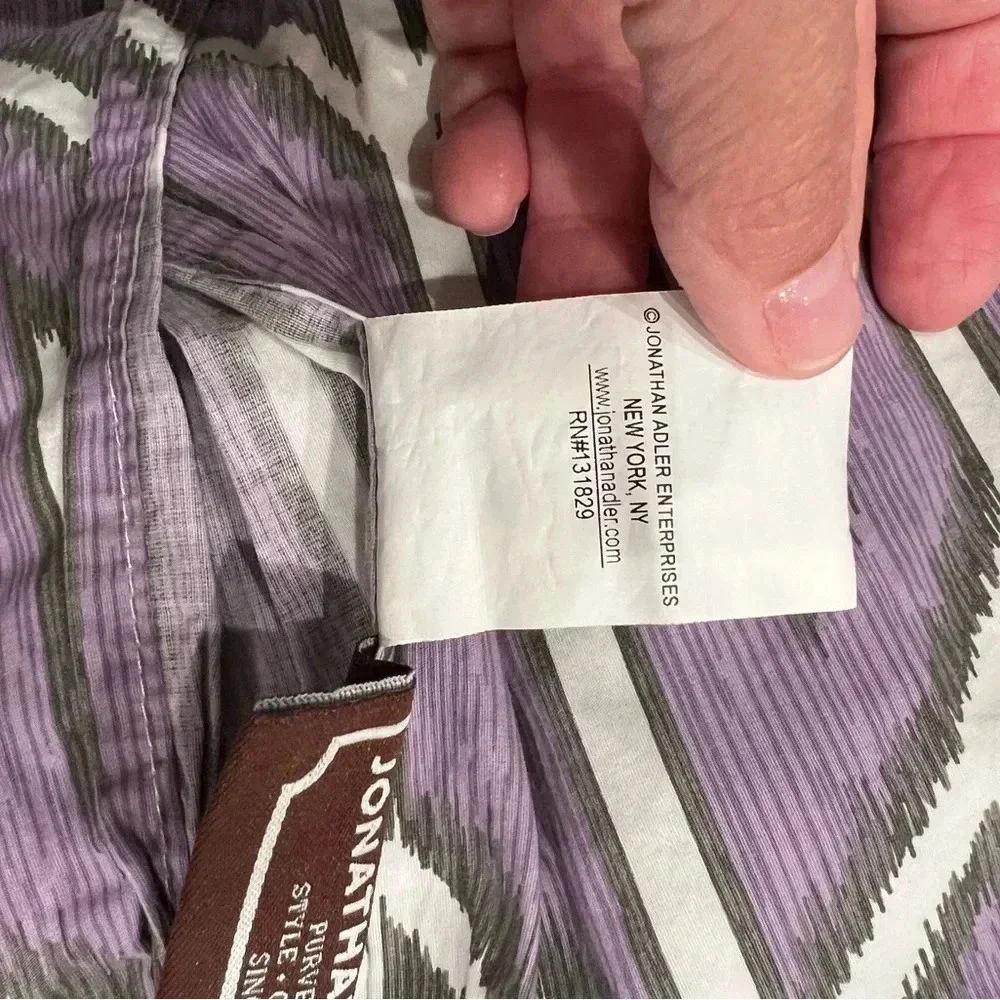 Jonathan Adler 3 piece Bed set Duvet Full/Queen Jaipur